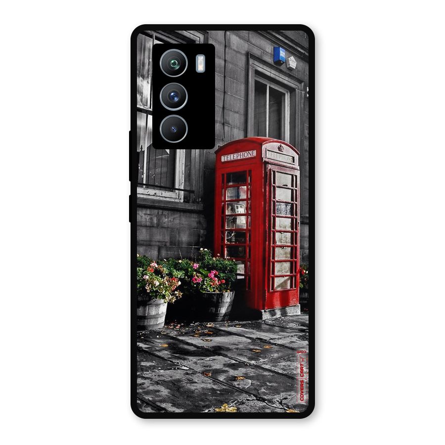 Flower And Booth Metal Back Case for iQOO 9 SE