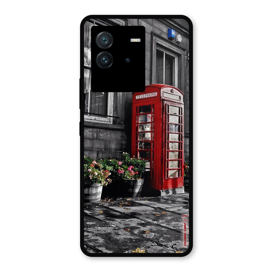 Flower And Booth Metal Back Case for iQOO Neo 6 5G