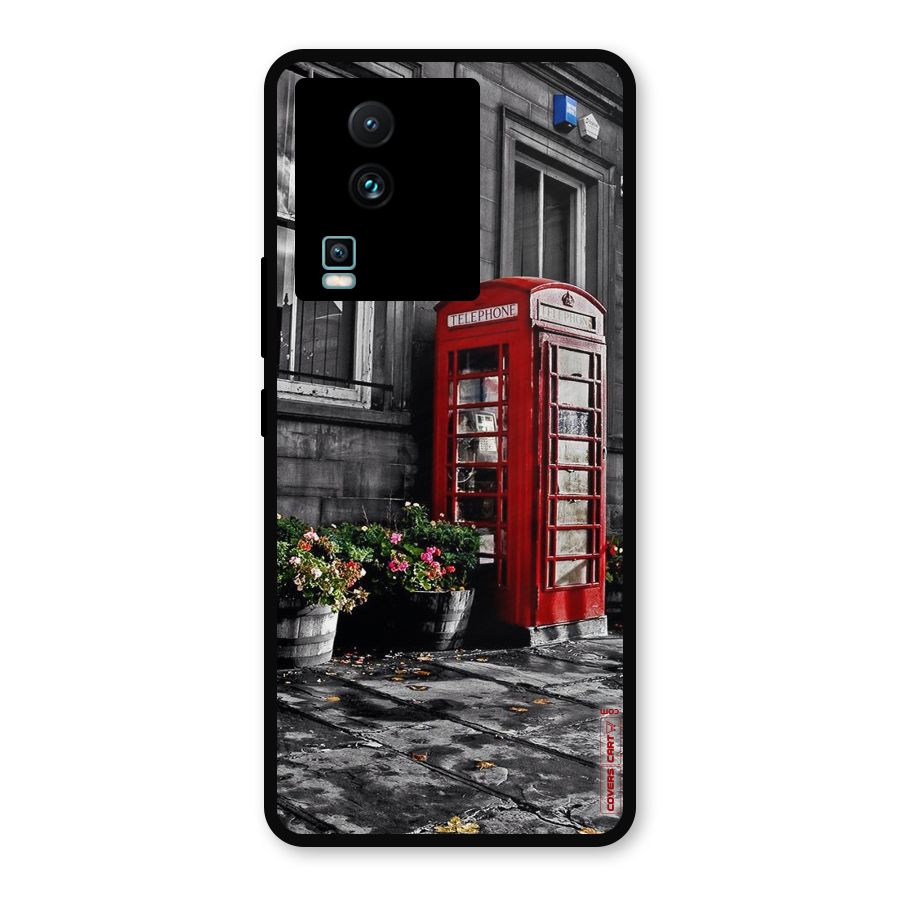Flower And Booth Metal Back Case for iQOO Neo 7 Pro
