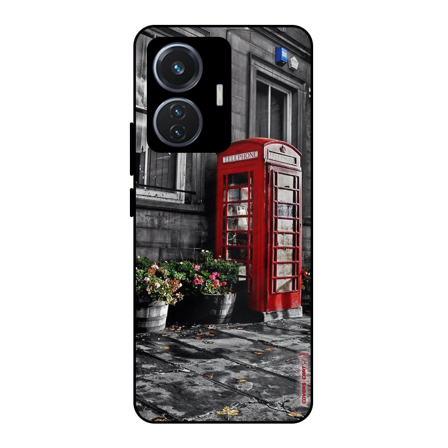 Flower And Booth Metal Back Case for iQOO Z6 44W