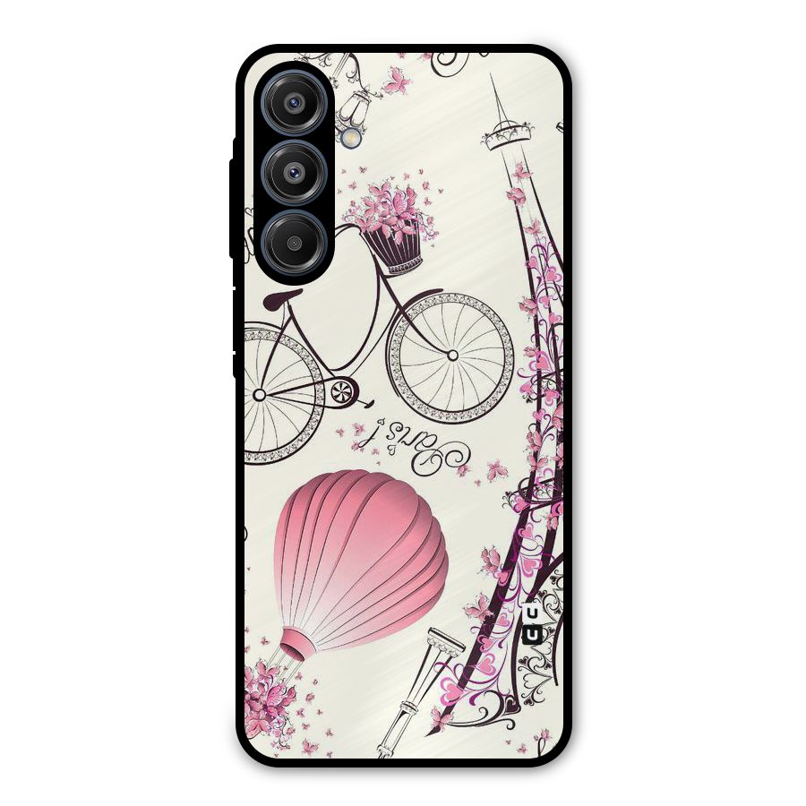 Flower Clipart Design Metal Back Case for Galaxy A16 5G
