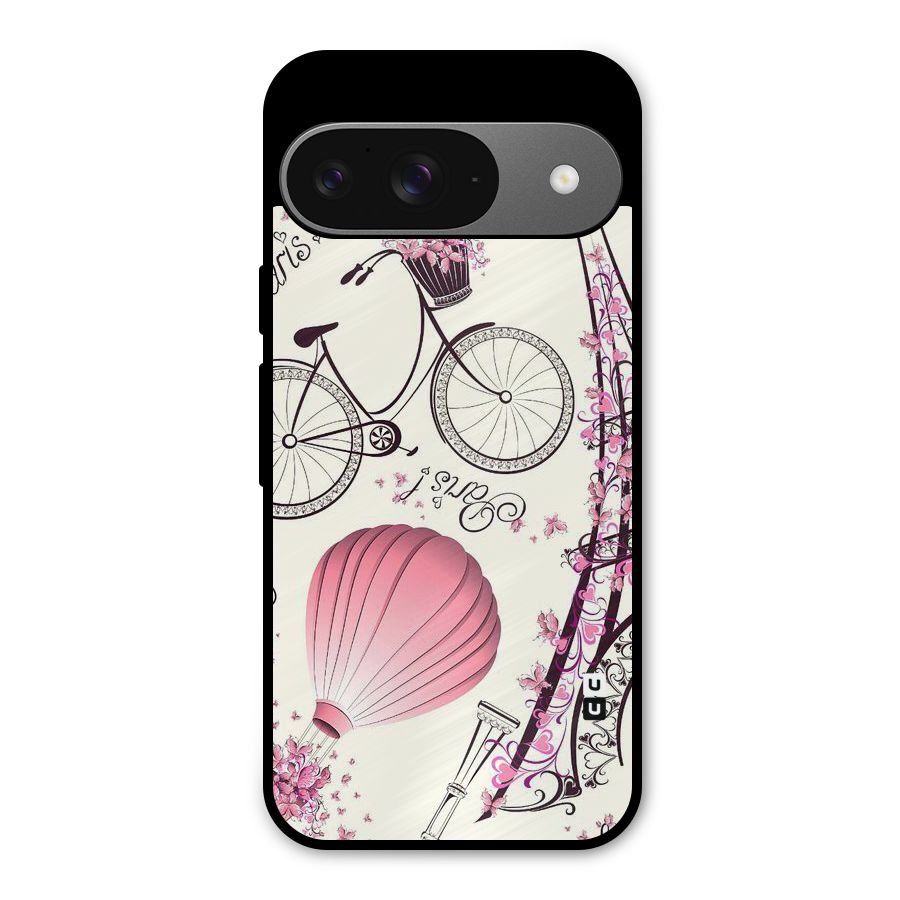 Flower Clipart Design Metal Back Case for Google Pixel 9