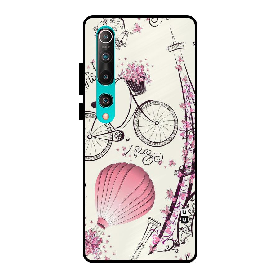 Flower Clipart Design Metal Back Case for Mi 10