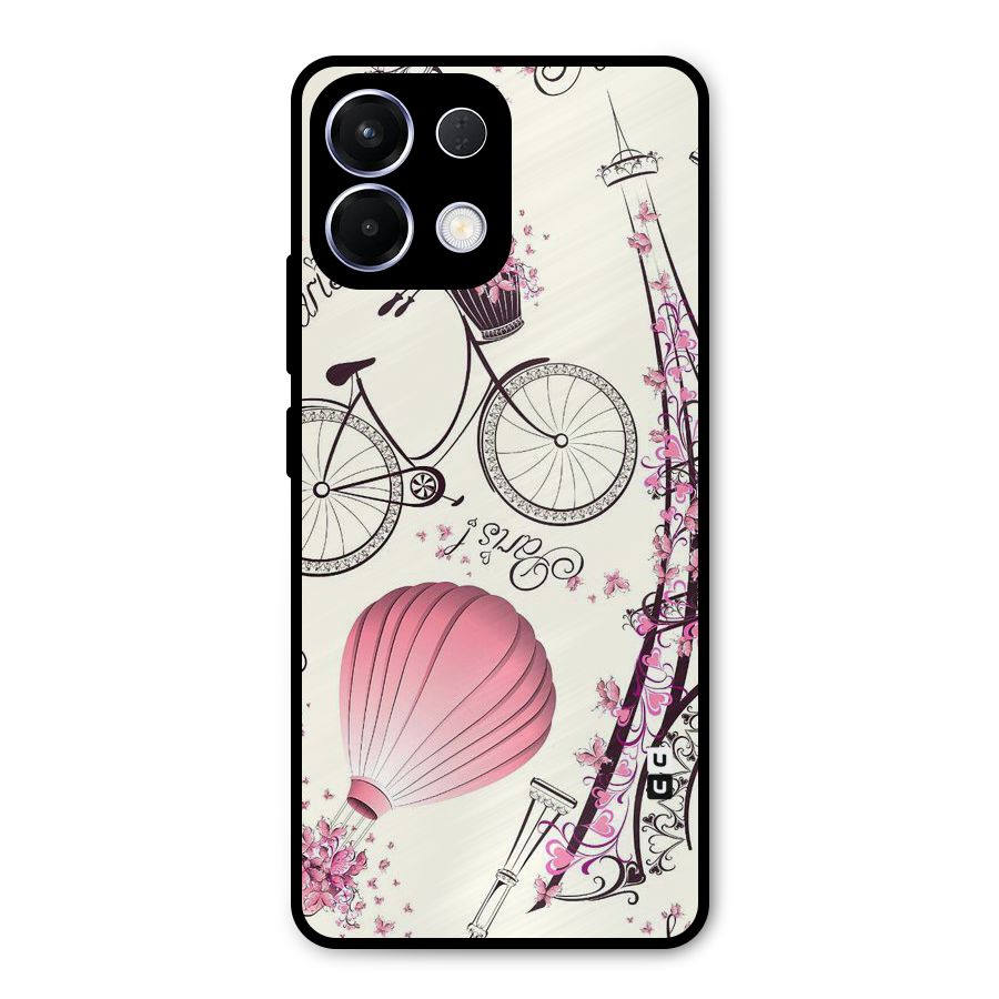 Flower Clipart Design Metal Back Case for Oppo K13