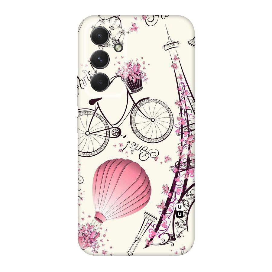 Flower Clipart Design Original Polycarbonate Back Case for Galaxy A54