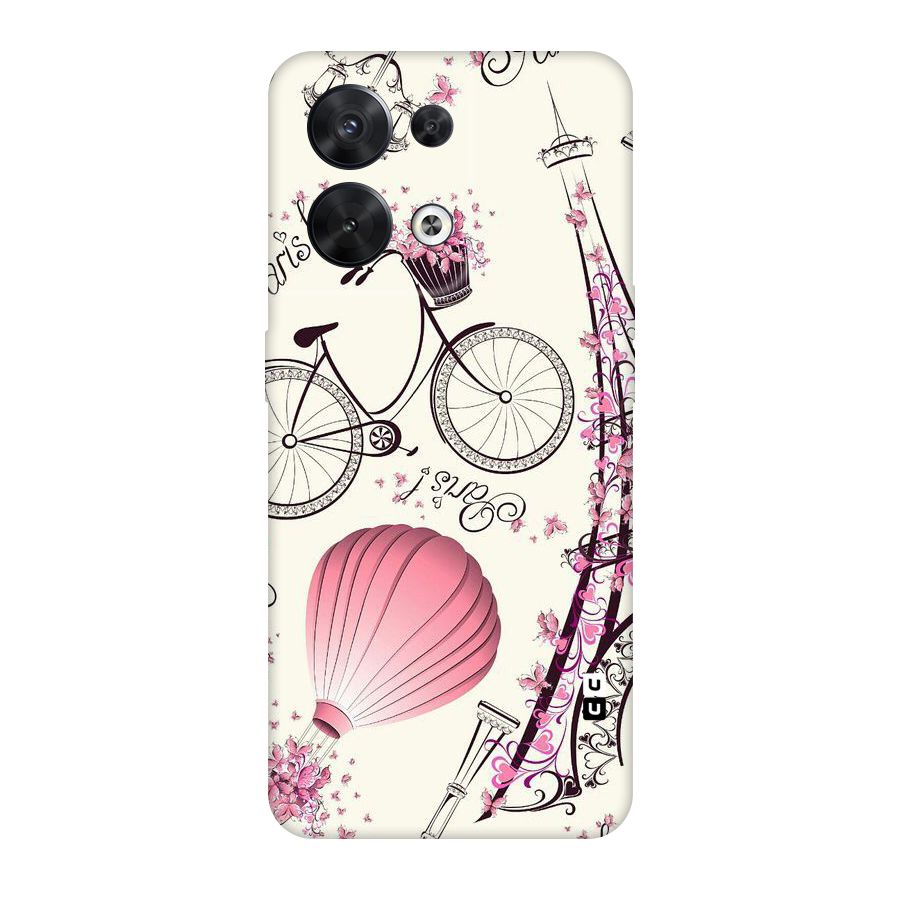 Flower Clipart Design Original Polycarbonate Back Case for Oppo Reno8 5G