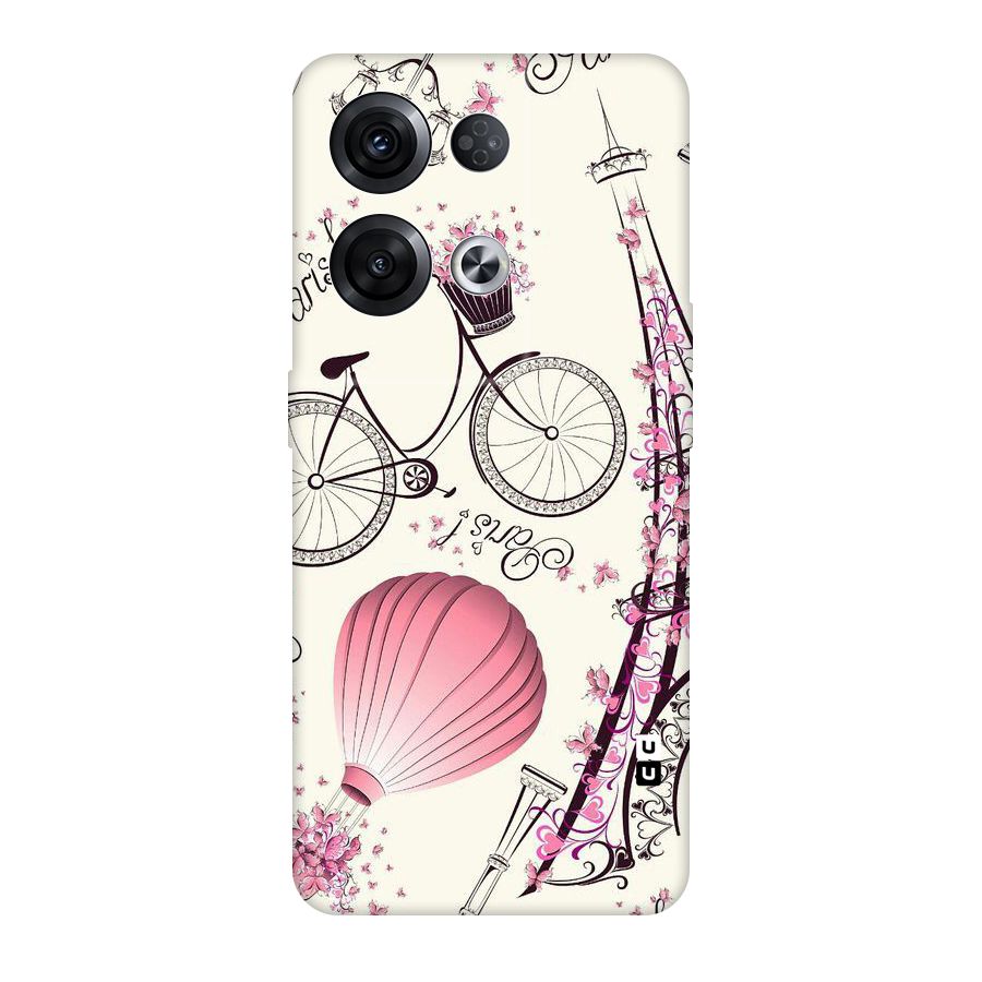 Flower Clipart Design Original Polycarbonate Back Case for Oppo Reno8 Pro 5G