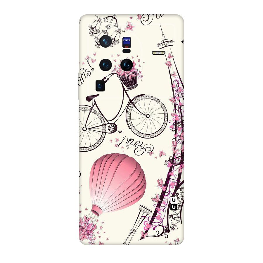 Flower Clipart Design Original Polycarbonate Back Case for Vivo X80