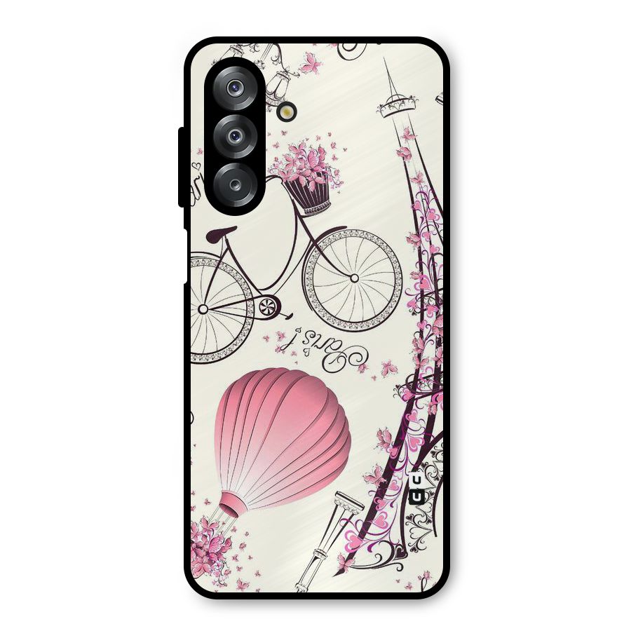 Flower Clipart Metal Back Case for Galaxy A26