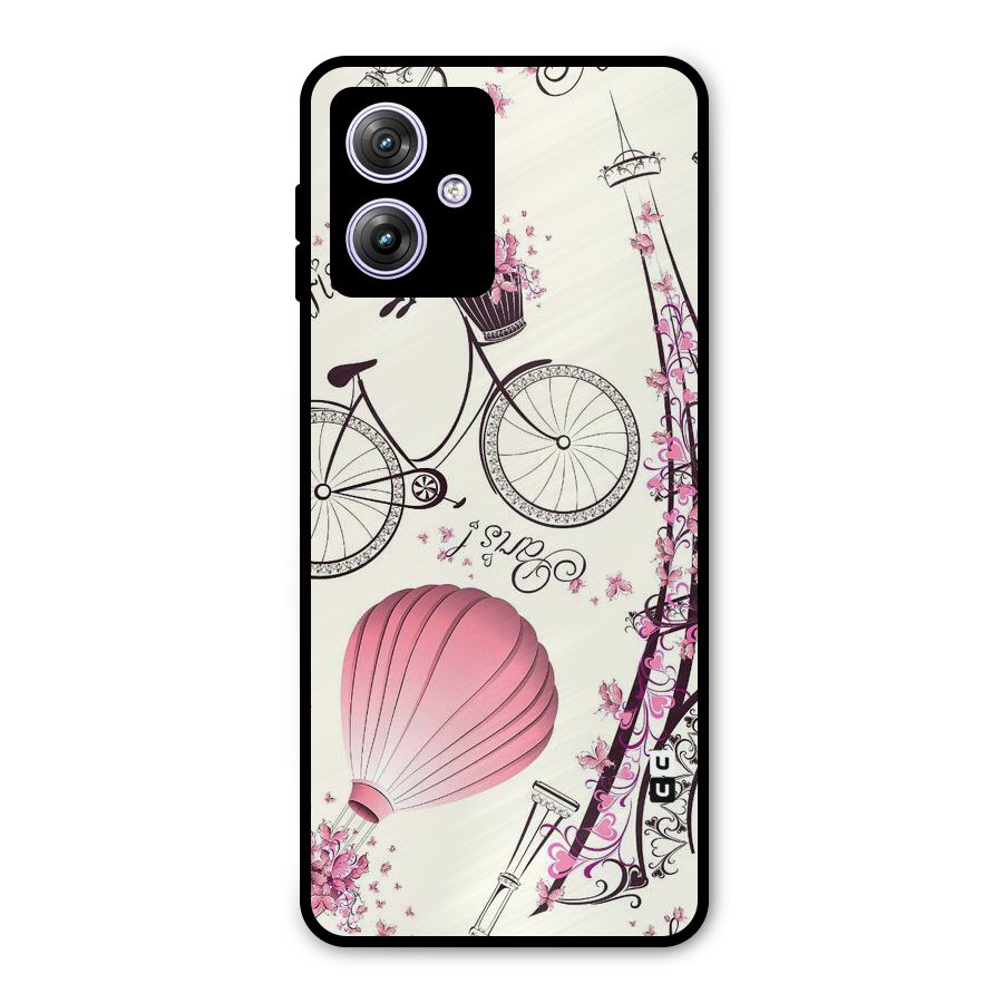Flower Clipart Metal Back Case for Moto G64
