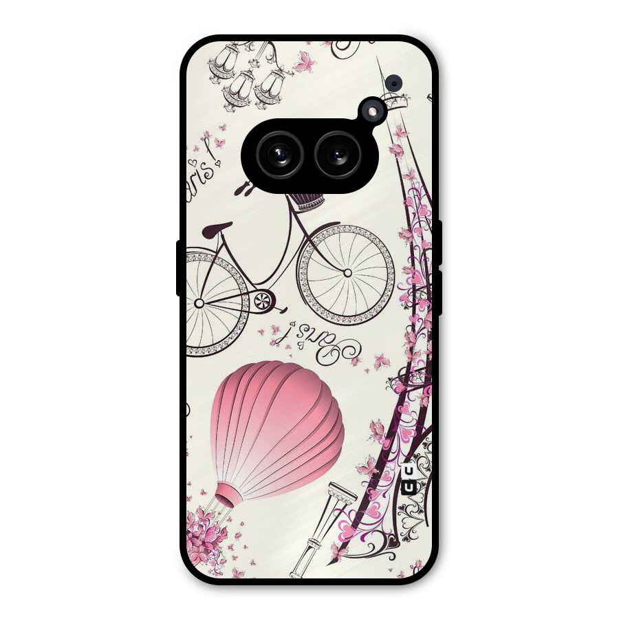 Flower Clipart Metal Back Case for Nothing Phone 2a Plus