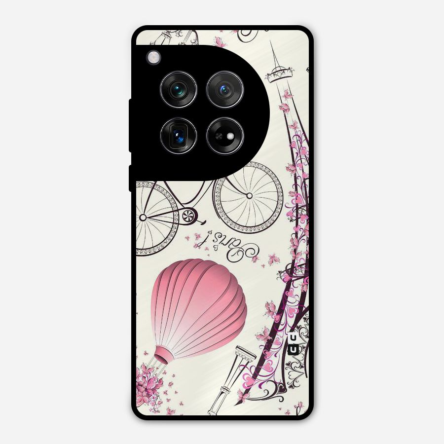 Flower Clipart Metal Back Case for OnePlus 12