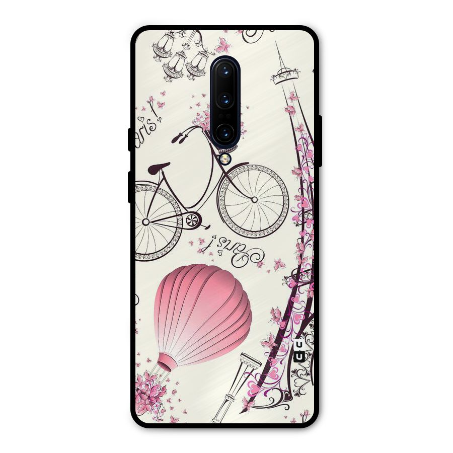 Flower Clipart Metal Back Case for OnePlus 7 Pro
