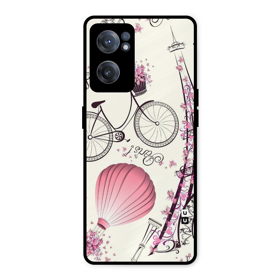 Flower Clipart Metal Back Case for OnePlus Nord CE 2 5G