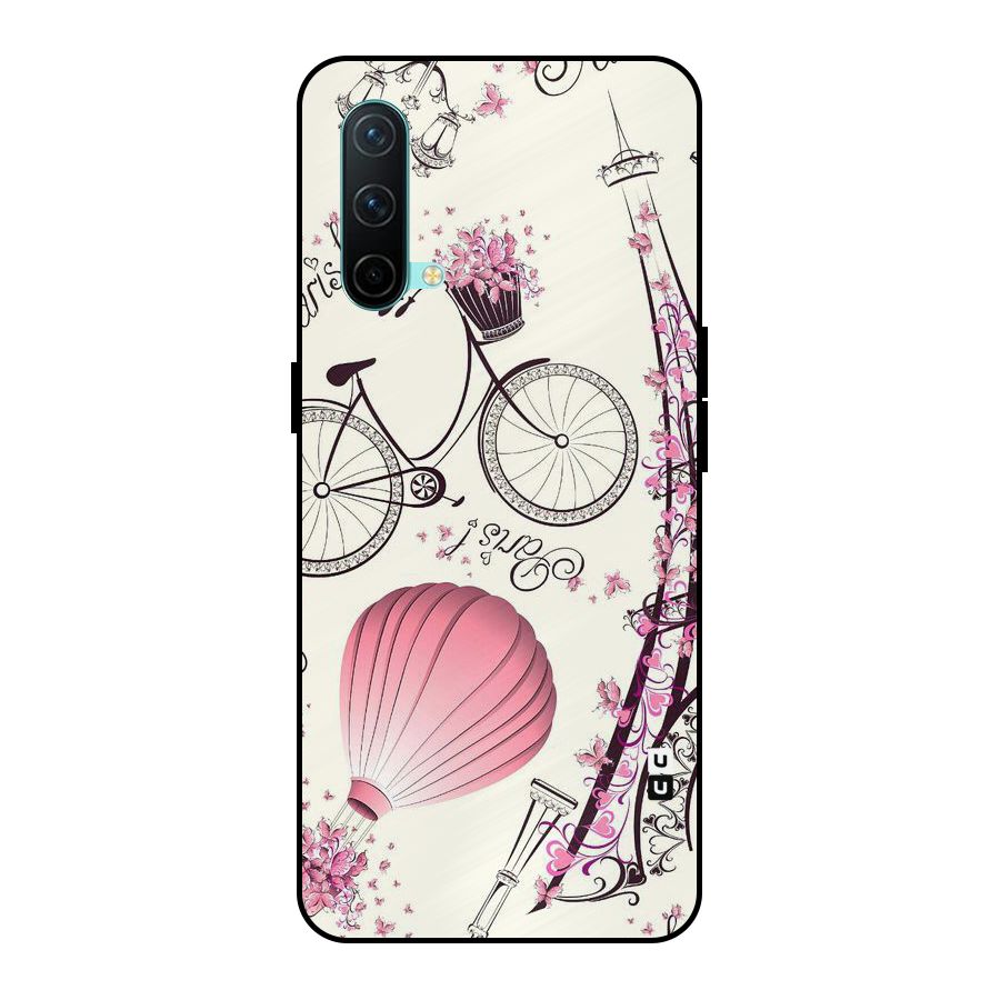 Flower Clipart Metal Back Case for OnePlus Nord CE 5G