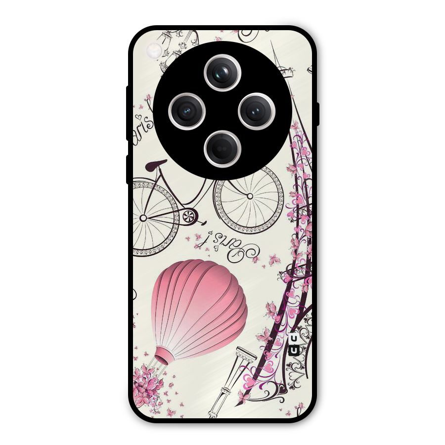 Flower Clipart Metal Back Case for Oppo Find X8