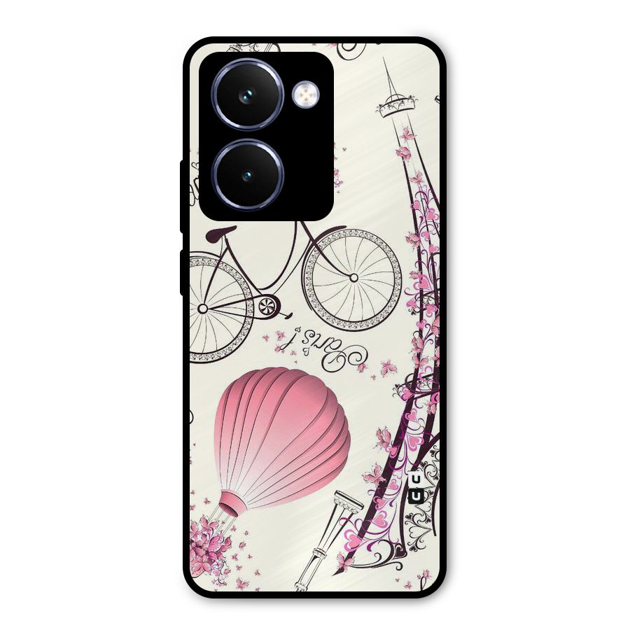 Flower Clipart Metal Back Case for Realme P3 Ultra