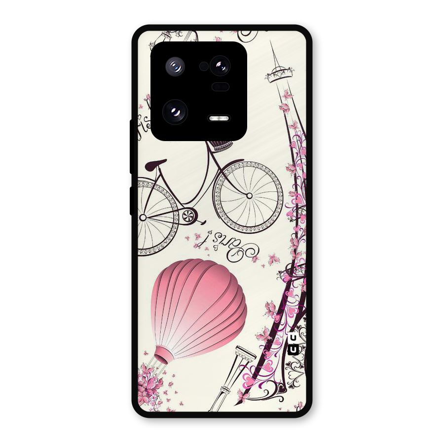 Flower Clipart Metal Back Case for Xiaomi 13 Pro