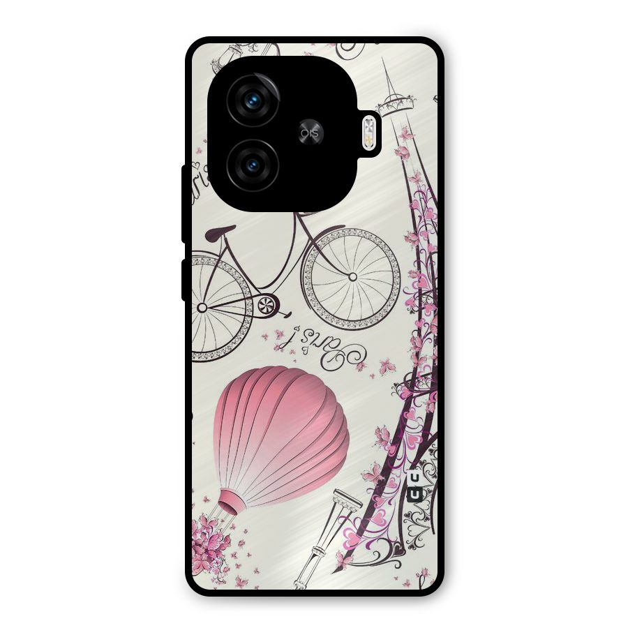Flower Clipart Metal Back Case for iQOO Neo 10R