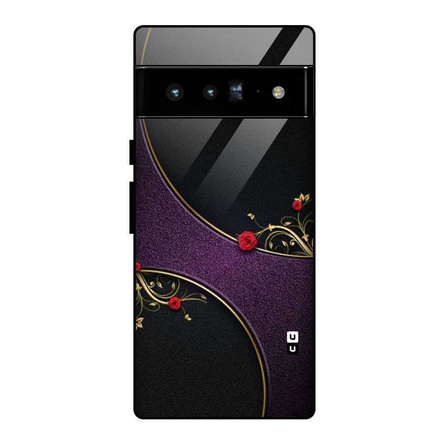 Flower Curves Glass Back Case for Google Pixel 6 Pro