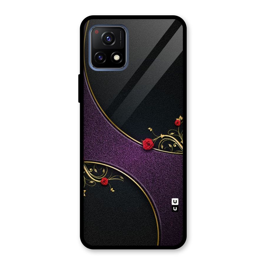 Flower Curves Glass Back Case for Vivo Y72 5G