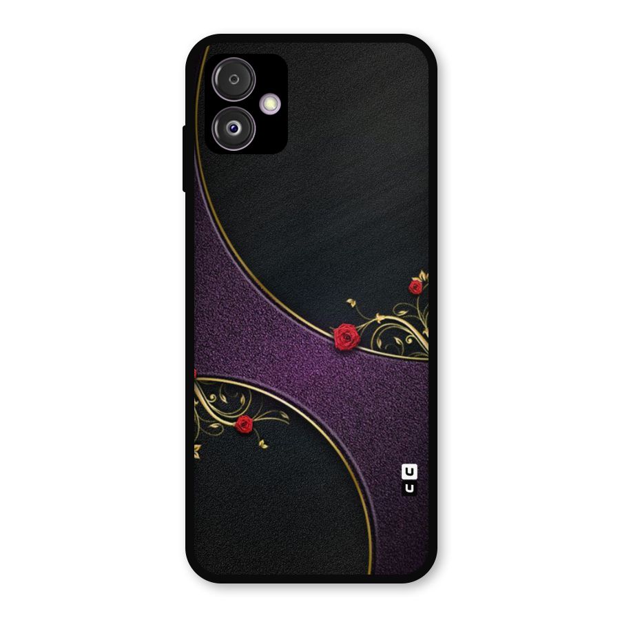 Flower Curves Metal Back Case for Galaxy F14