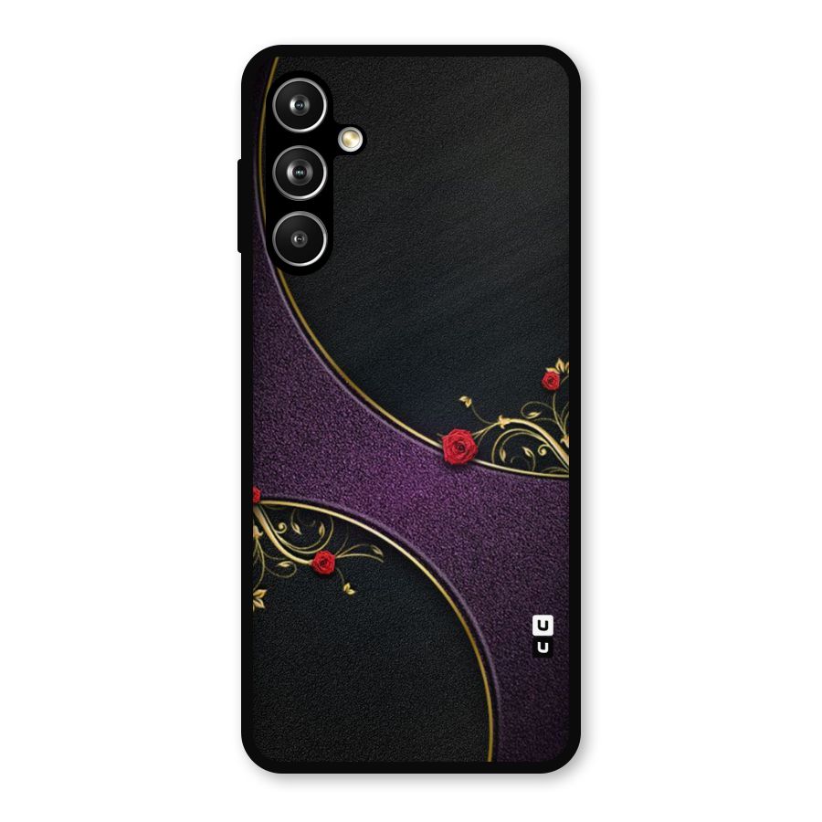 Flower Curves Metal Back Case for Galaxy F54