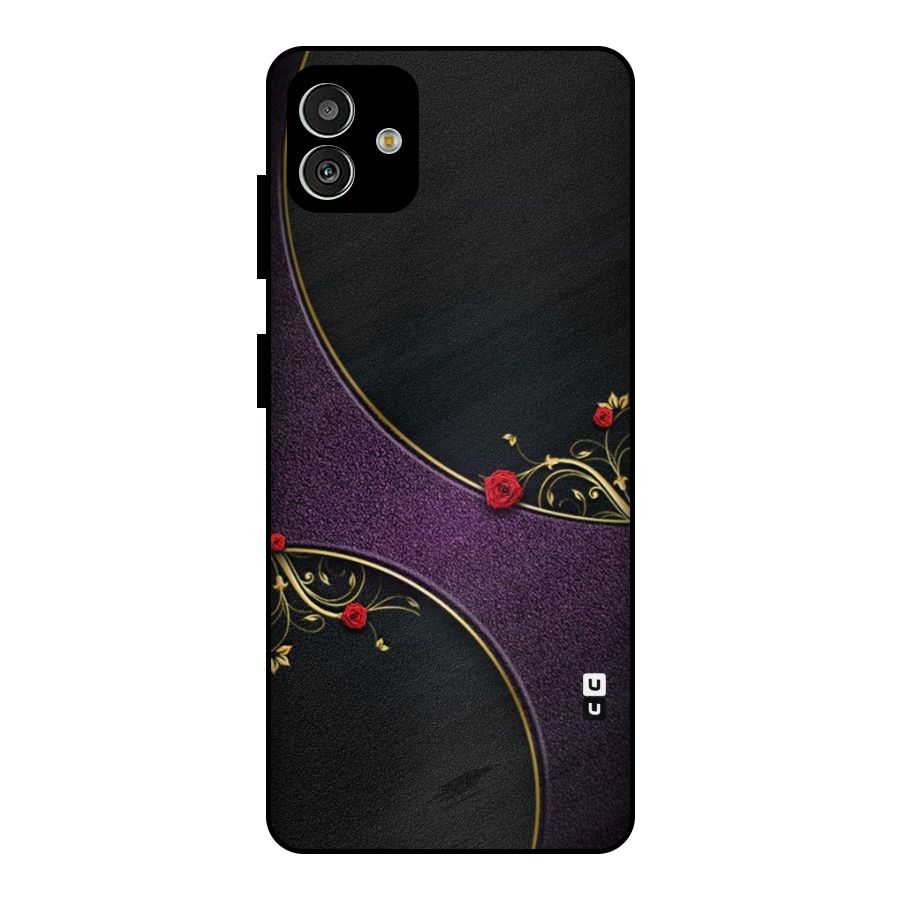 Flower Curves Metal Back Case for Galaxy M13 5G