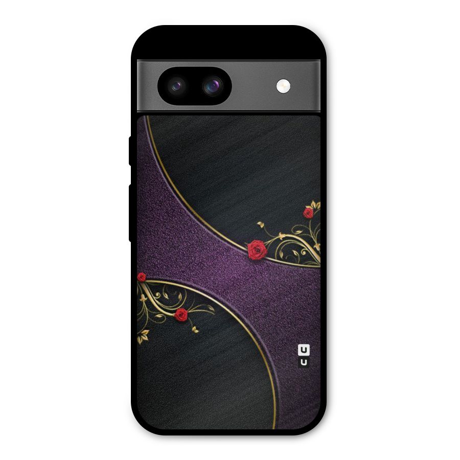 Flower Curves Metal Back Case for Google Pixel 8a