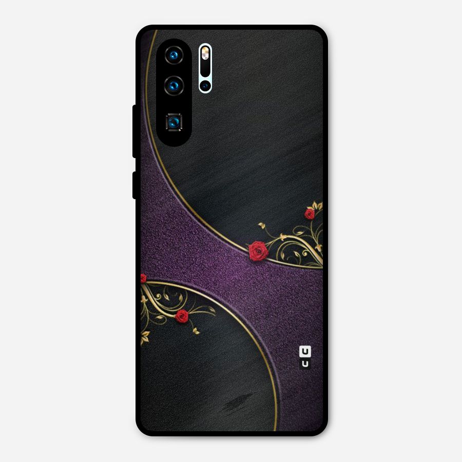 Flower Curves Metal Back Case for Huawei P30 Pro