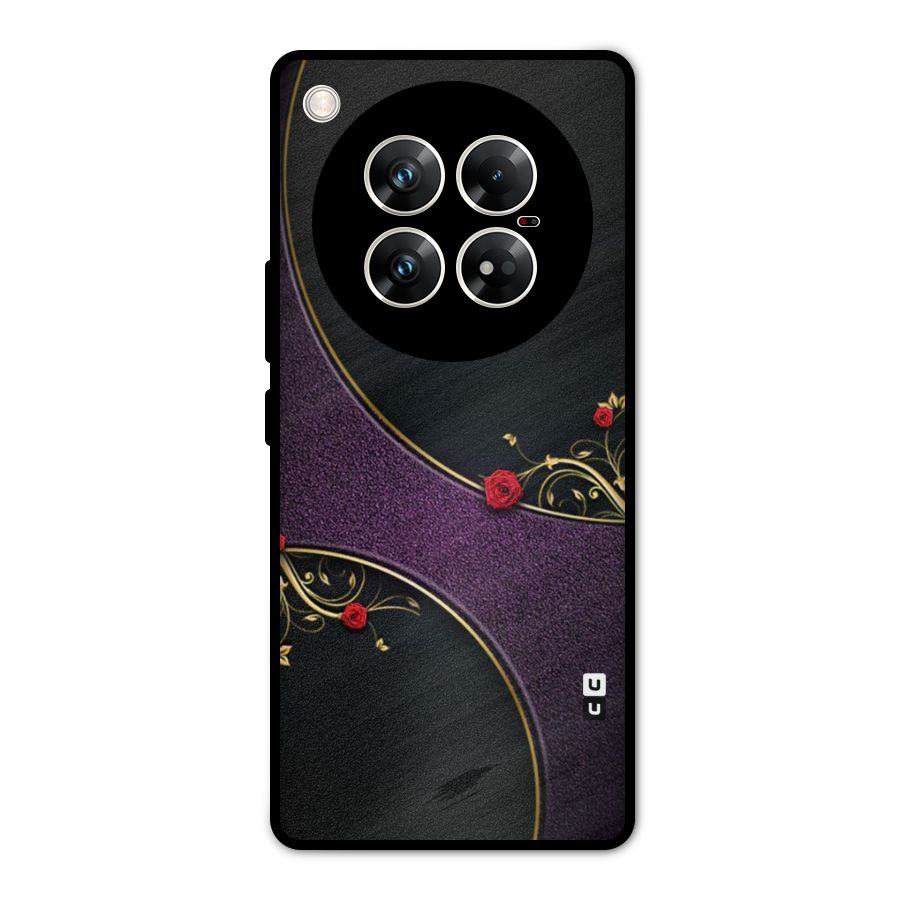 Flower Curves Metal Back Case for Infinix Zero 40 5G