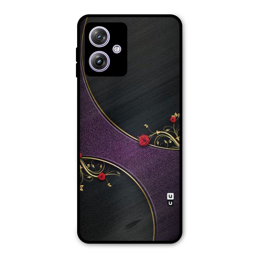 Flower Curves Metal Back Case for Moto G64