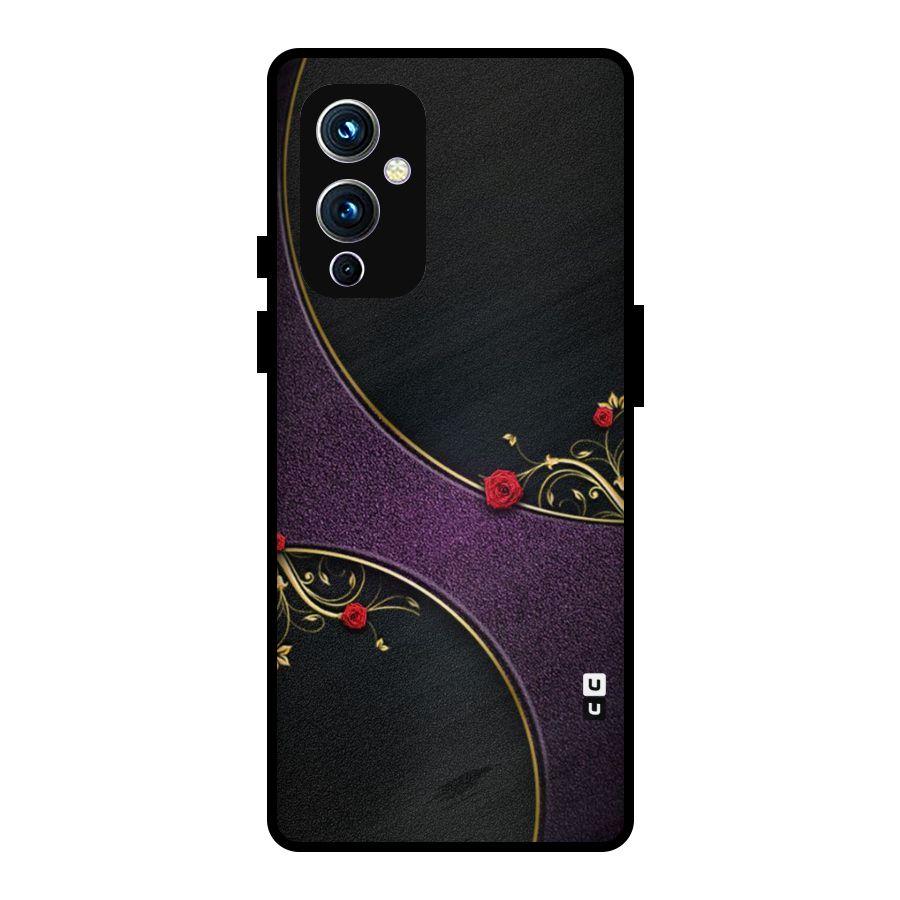 Flower Curves Metal Back Case for OnePlus 9