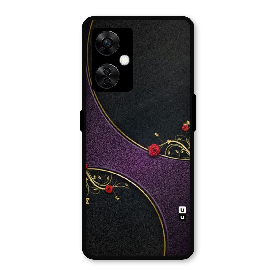 Flower Curves Metal Back Case for OnePlus Nord CE 3 Lite