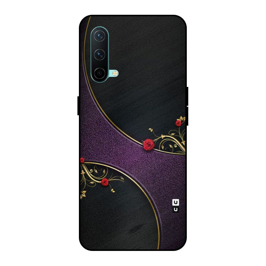 Flower Curves Metal Back Case for OnePlus Nord CE 5G