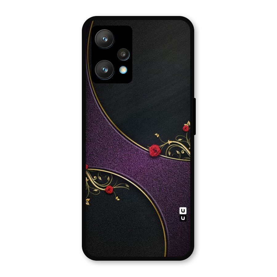 Flower Curves Metal Back Case for Realme 9 Pro Plus 5G