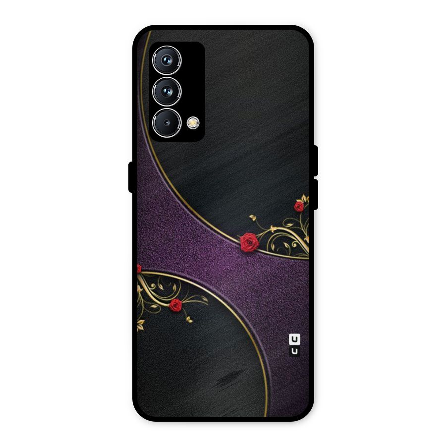 Flower Curves Metal Back Case for Realme GT Master Edition