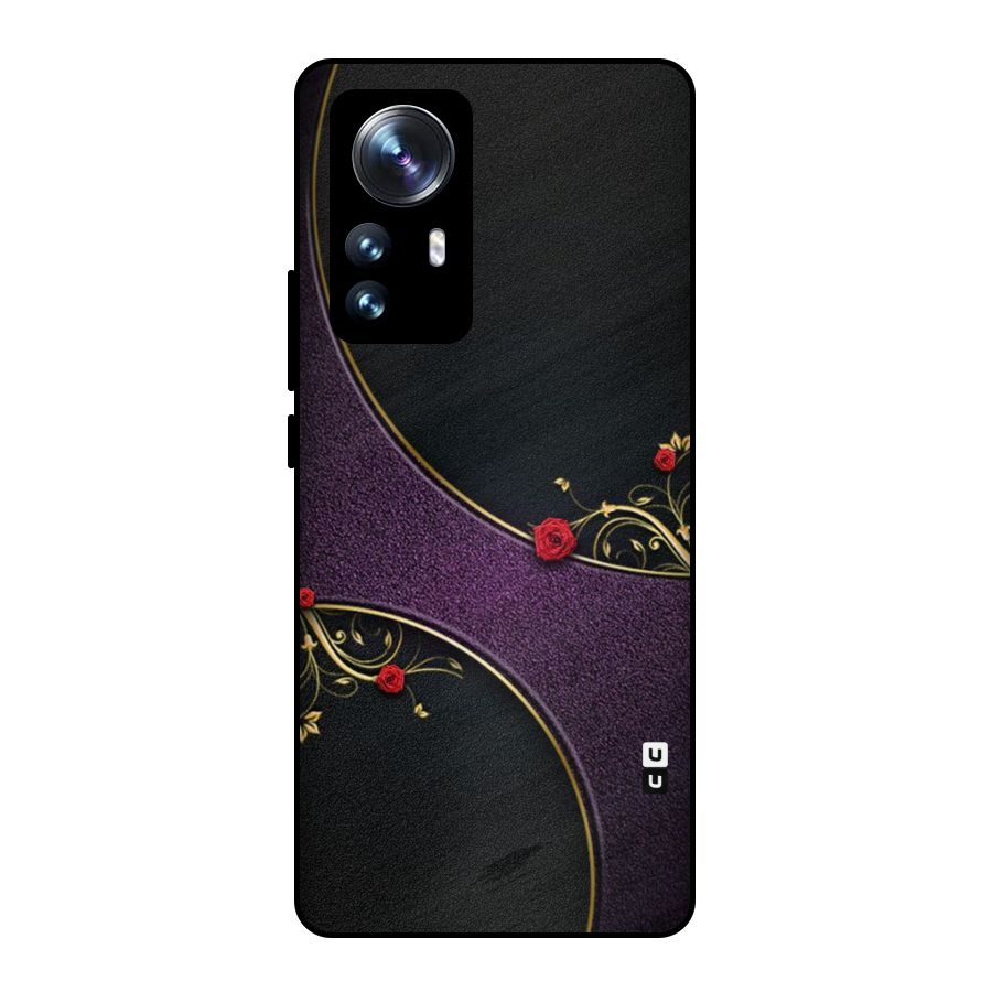 Flower Curves Metal Back Case for Xiaomi 12 Pro