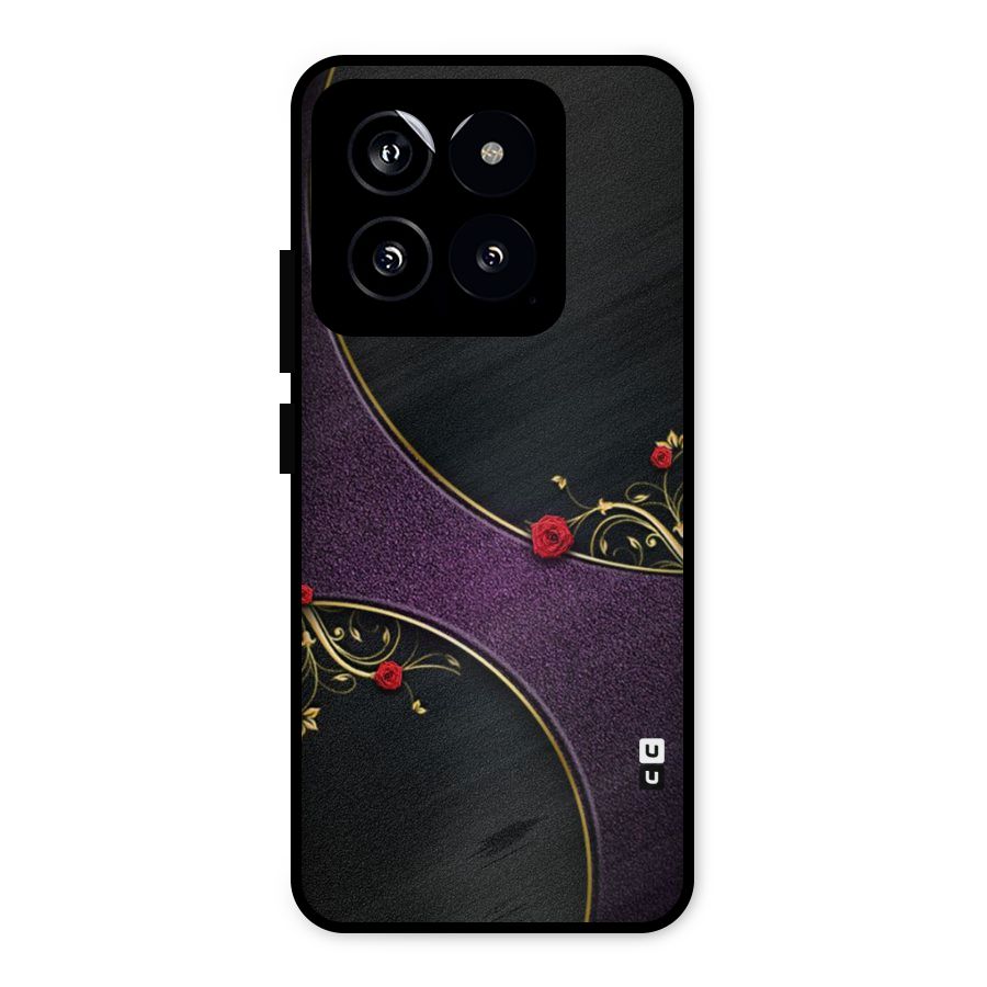 Flower Curves Metal Back Case for Xiaomi 14