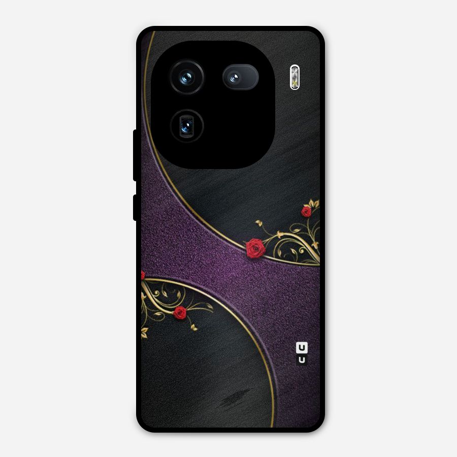 Flower Curves Metal Back Case for iQOO 12