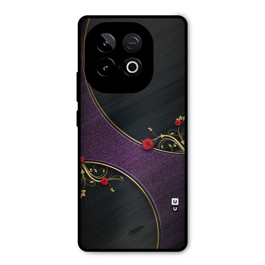 Flower Curves Metal Back Case for iQOO Neo 10