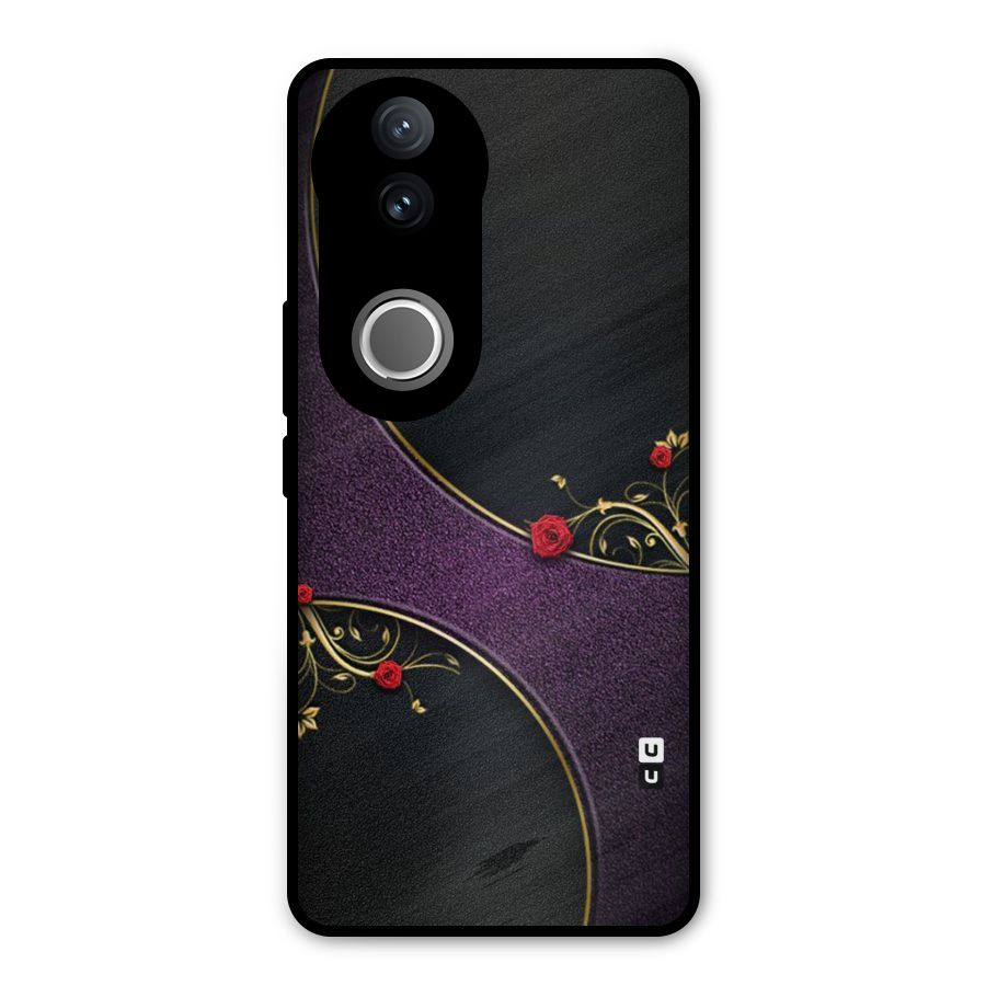 Flower Curves Metal Back Case for iQOO Z10R