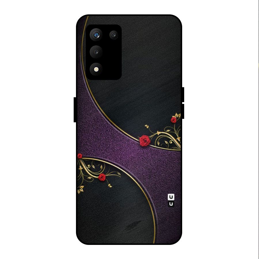 Flower Curves Metal Back Case for realme 9 5G SE
