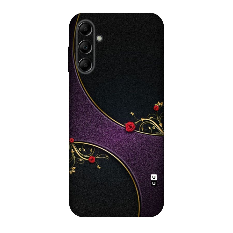 Flower Curves Original Polycarbonate Back Case for Galaxy A14 5G