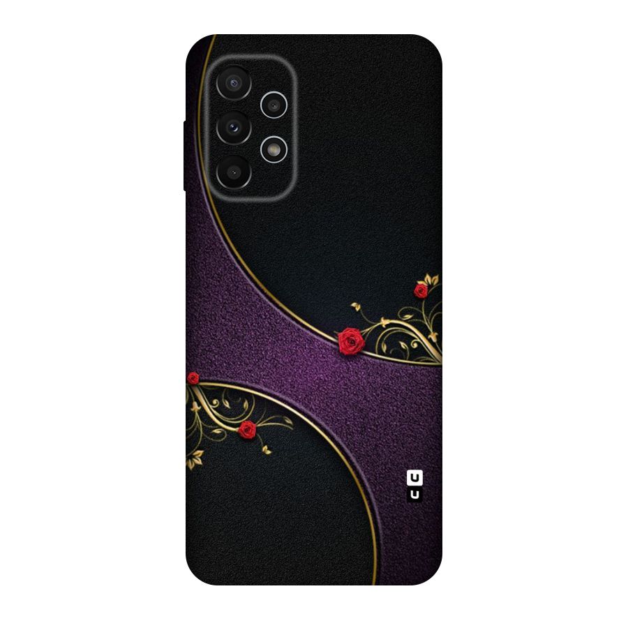 Flower Curves Original Polycarbonate Back Case for Galaxy A23