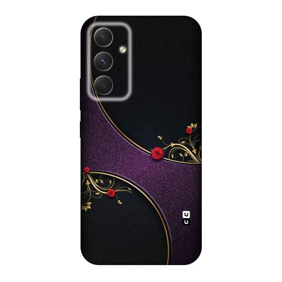 Flower Curves Original Polycarbonate Back Case for Galaxy A54
