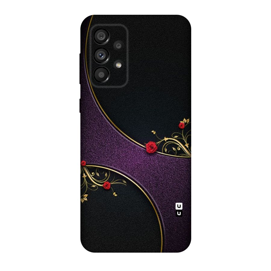 Flower Curves Original Polycarbonate Back Case for Galaxy A73 5G