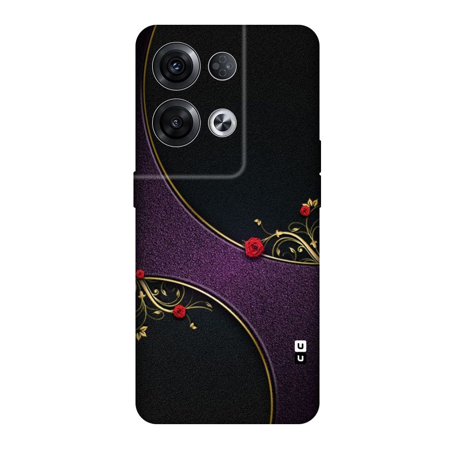 Flower Curves Original Polycarbonate Back Case for Oppo Reno8 Pro 5G