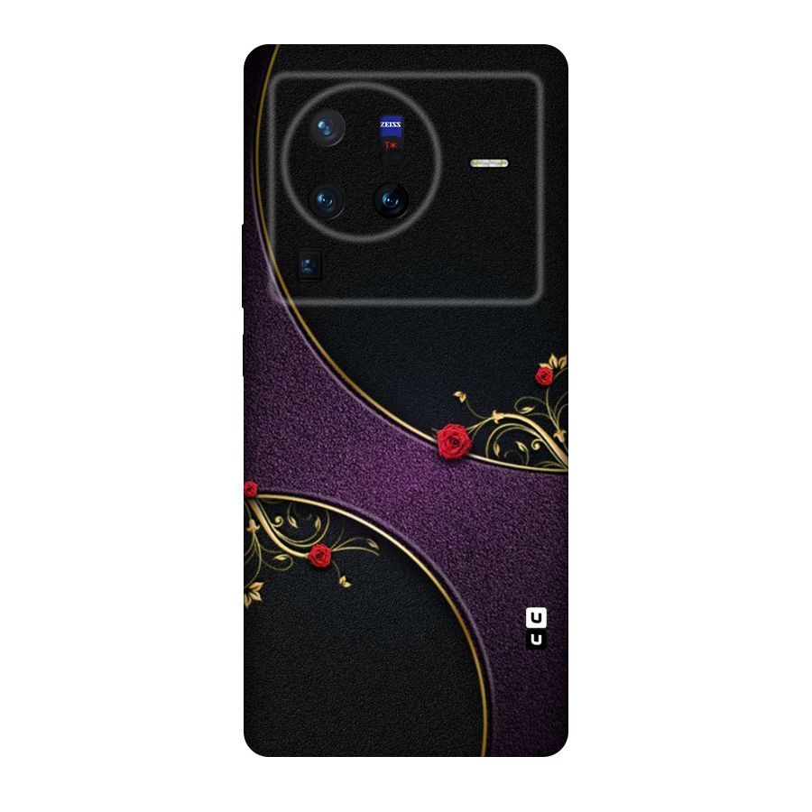 Flower Curves Original Polycarbonate Back Case for Vivo X80