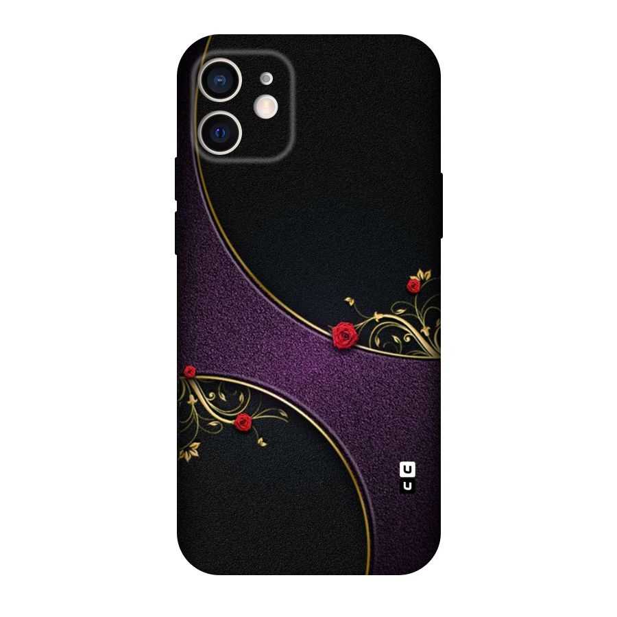 Flower Curves Original Polycarbonate Back Case for iPhone 12